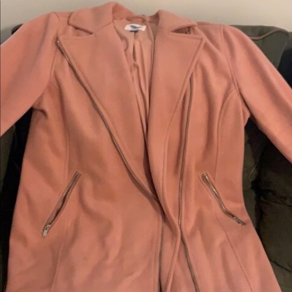 Salmon colored Peacoat
